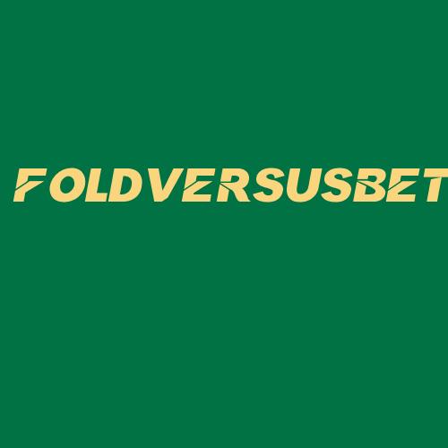 Logo da FOLDVERSUSBET